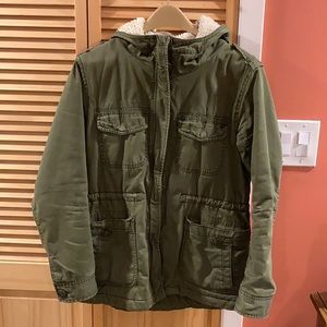 American Eagle Green Utility Jacket